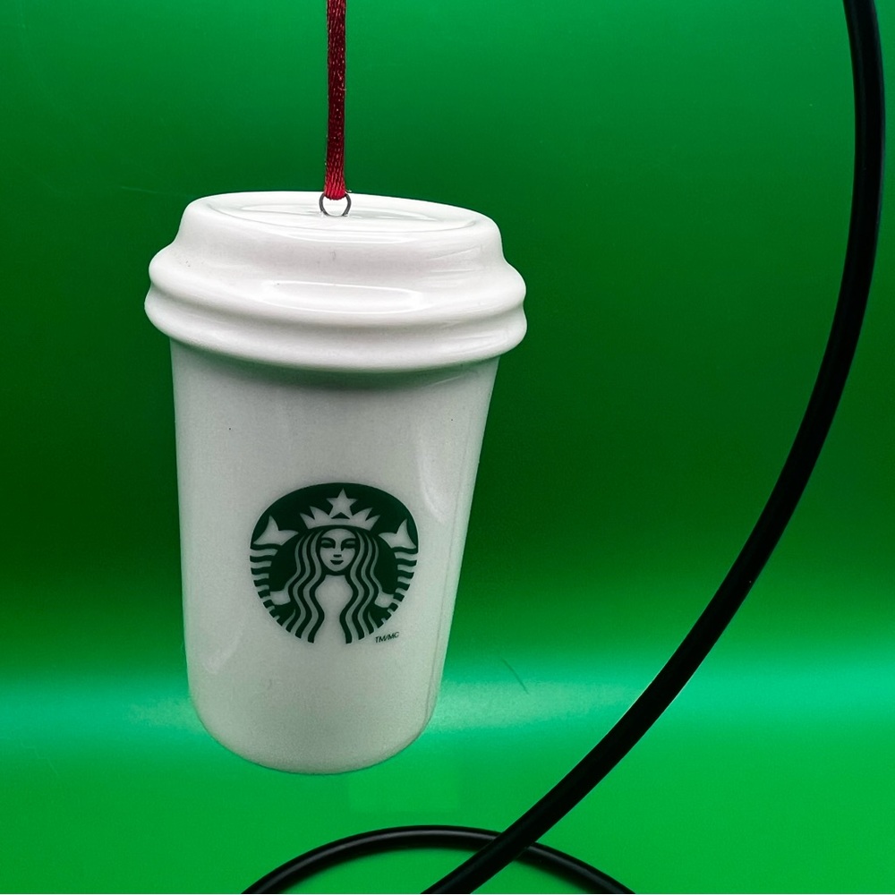 Starbucks White Cup Christmas Ornament - 2014